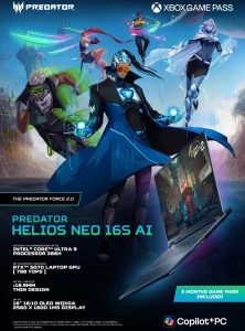 Acer Perkenalkan Predator Helios Neo 16S AI Generasi Terbaru